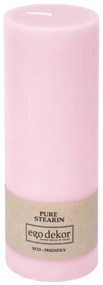 Friendly rózsaszín gyertya, égési idő 60 óra - Rustic candles by Ego dekor