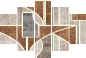 Kép - Alakzatok (150x105 cm)