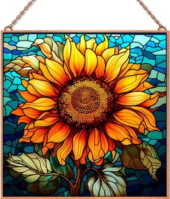 Moonflower üvegkép, falikép