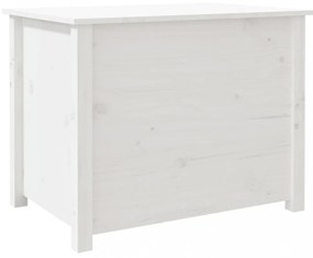 fehér tömör fenyőfa dohányzóasztal 71 x 49 x 55 cm