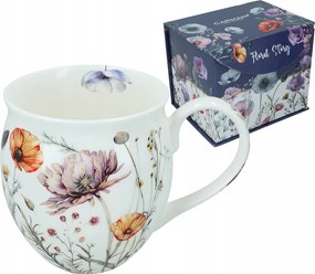 Csodálatos Porcelán bögre Hordó Mezei Virágok 430ml