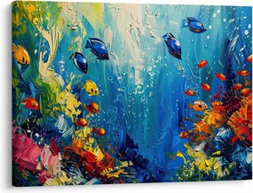 Kép - A víz alatti világ festése (70x50 cm)