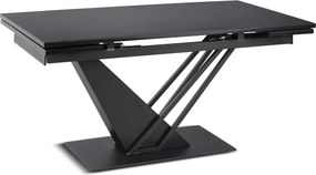 Stół REX Rozkładany 160-220 cm MDF Czarny
