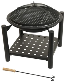 Cattara 13015 Sabatini kandalló grillráccsal , 54x 55 x 54 cm
