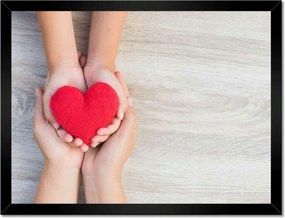 Poszterek keretben 40x30 Nőnap Ajándék Love