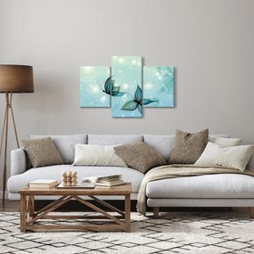 Kép - kék pillangók (90x60 cm)