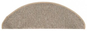 15 db szürke-barna lépcsőszőnyeg 65 x 21 x 4 cm