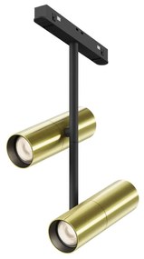 TR005-2-2X12W3K-BBS Elti Duo AlumĂnium SĂn lĂĄmpafej Fekete SzĂnƱ LED 24 W 3000 Kelvin 1517 Lumen IP20