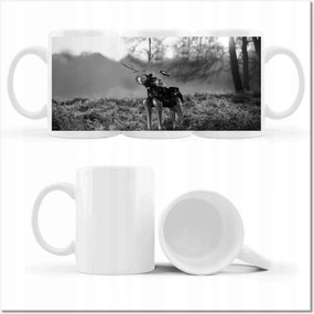 Szarvas mintás bögre Modern művészet