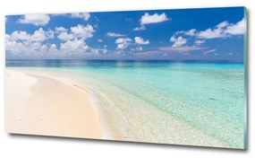 Üvegfotó Strand a maldív-szigeteken osh-104787561