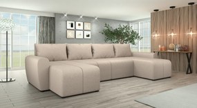 Univerzális ülőgarnitúra, bézs, DELIN U UNI