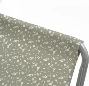 Összecsukható strandnyugágy SAND FLOWERS, zöld