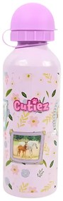 Gyerek fém palack CUTIEZ 500 ml rózsaszín