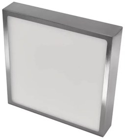 LED Mennyezeti lámpa LED/21W/230 3000/3500/4000K 22,5x22,5 cm króm