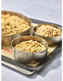 De Buyer 3098.07 perforált torta kerek keret 18,5 cm, rozsdamentes acél