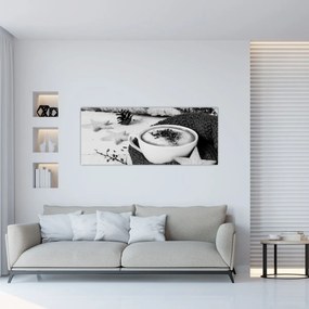 Kép - Téli cappuccino (120x50 cm)
