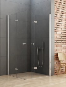 New Trendy New Soleo zuhanykabin 90x90 cm négyzet króm fényes/átlátszó üveg D-0149A/D-0153A