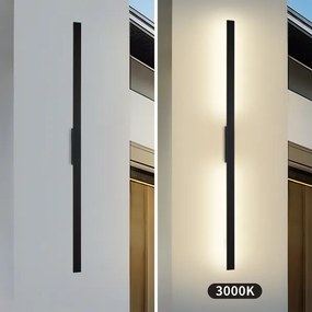 Brilagi - LED kültéri fali lámpa LUNA LED/30W/230V 3000K IP65 150 cm fekete CRI 90
