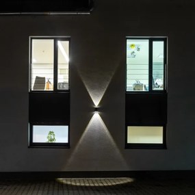 Brilagi - LED Napelemes fali lámpa PYRAMID LED/2W/3,2V 1300 mAh IP54