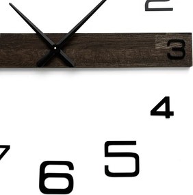 Minimalista elegáns falióra tölgyfából - POPOKLES