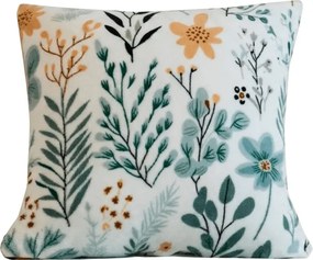 Mikroplüss párnahuzat BOTANELLA 45x45 cm, színes