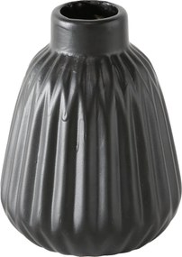 Kerámia Váza Fekete Vízálló Átmérő 9 CM Magasság 12 CM