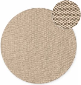 Bézs kézi szövésű gyapjú kerek szőnyeg ø 200 cm Richmond Diana – Ted Baker