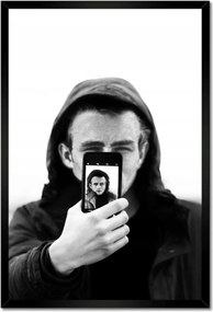 Poszterek keretben 40x60 Selfie James Dean Kapucni