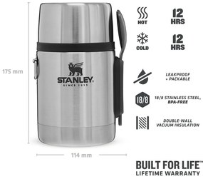 Ételtartó termosz kanállal – Stanley