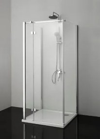 Smartflex falsíkra szerelhető zuhanykabin, egy nyíló ajtóval 100x100 cm balos