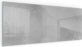 Nyomtatott üveg edzett kályha alátét Kandalló beton textúra