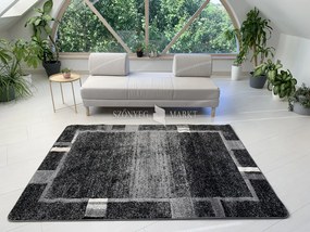 Comfort 6889 szürke modern szőnyeg 60 cm-es szett
