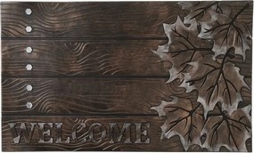 Lábtörlő gumi az ajtó előtt Fall 75x45 cm kültéri barna bejárati