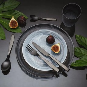 S-art - Üveg készlet fekete homokfúvott 25 db - Elements Glass (w0024)