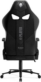 Diablo X-Player 2.0 szövet gamer szék Nagy méret: fekete