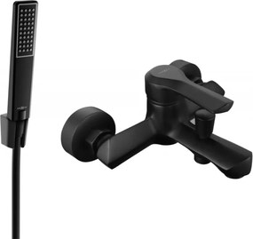 Mexen Sabre R72 kád csaptelep zuhanykészlettel, fekete - 7213R72-70