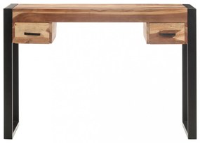 tömör fa íróasztal 110 x 50 x 76 cm