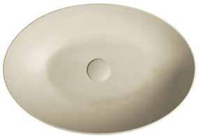 Sapho - FORMIGO 60x40 cm pult fölé szerelhető mosdó beton/bézs