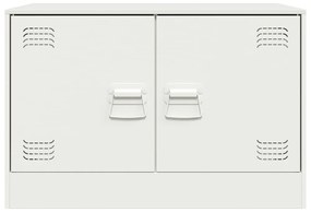 2 db fehér acél TV-szekrény 67 x 39 x 44 cm