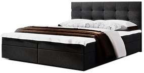 FADO 2 kárpitozott ágy + ágyrács + matrac, 160x200, cosmic 100