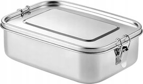 Acél Uzsonnás doboz Hermetikus ételtároló doboz patenttal 2400ml