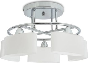 vidaXL Mennyezeti lámpa ellipszoid üvegburával 200 W-os E14-es izzó
