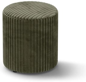 Zöld kordbársony puff Dia – Micadoni