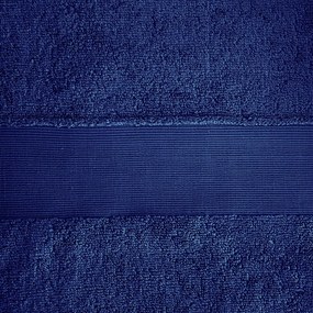 Sötétkék frottír pamut fürdőlepedő szett 2 db-os 90x140 cm Anti-Bacterial – Catherine Lansfield