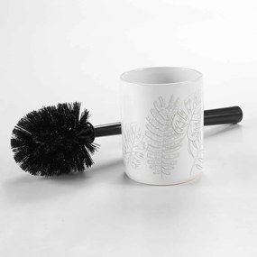 Fehér kerámia WC-kefe Amber – douceur d'intérieur