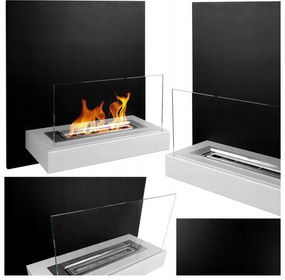 Függő Biokandalló Board Fekete-fehér Bioüzemanyag Kémény Nélkül Szuper Minőség