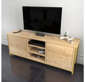 TV asztal Otosello (arany + tölgy). 1107350