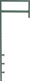 Fém ruhatartó, zöld, 3 x 30 x 82 cm