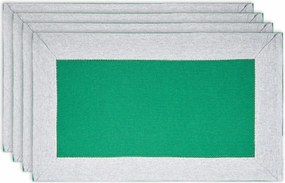 Kedvező árú szett Heda zöld asztalterítő, 30 x 50cm, 4 db