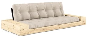 Bézs kinyitható kanapé 244 cm Base – Karup Design